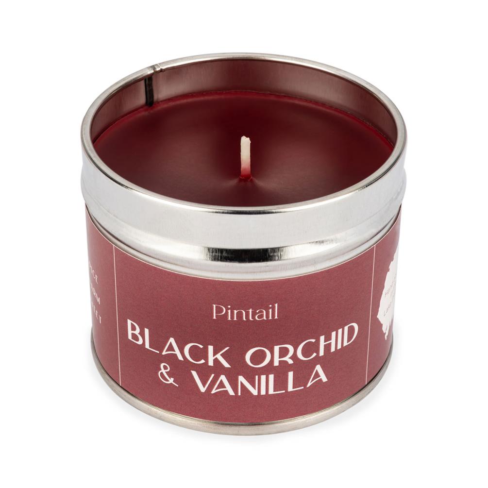 Pintail Candles Black Orchid & Vanilla Tin Candle Extra Image 2
